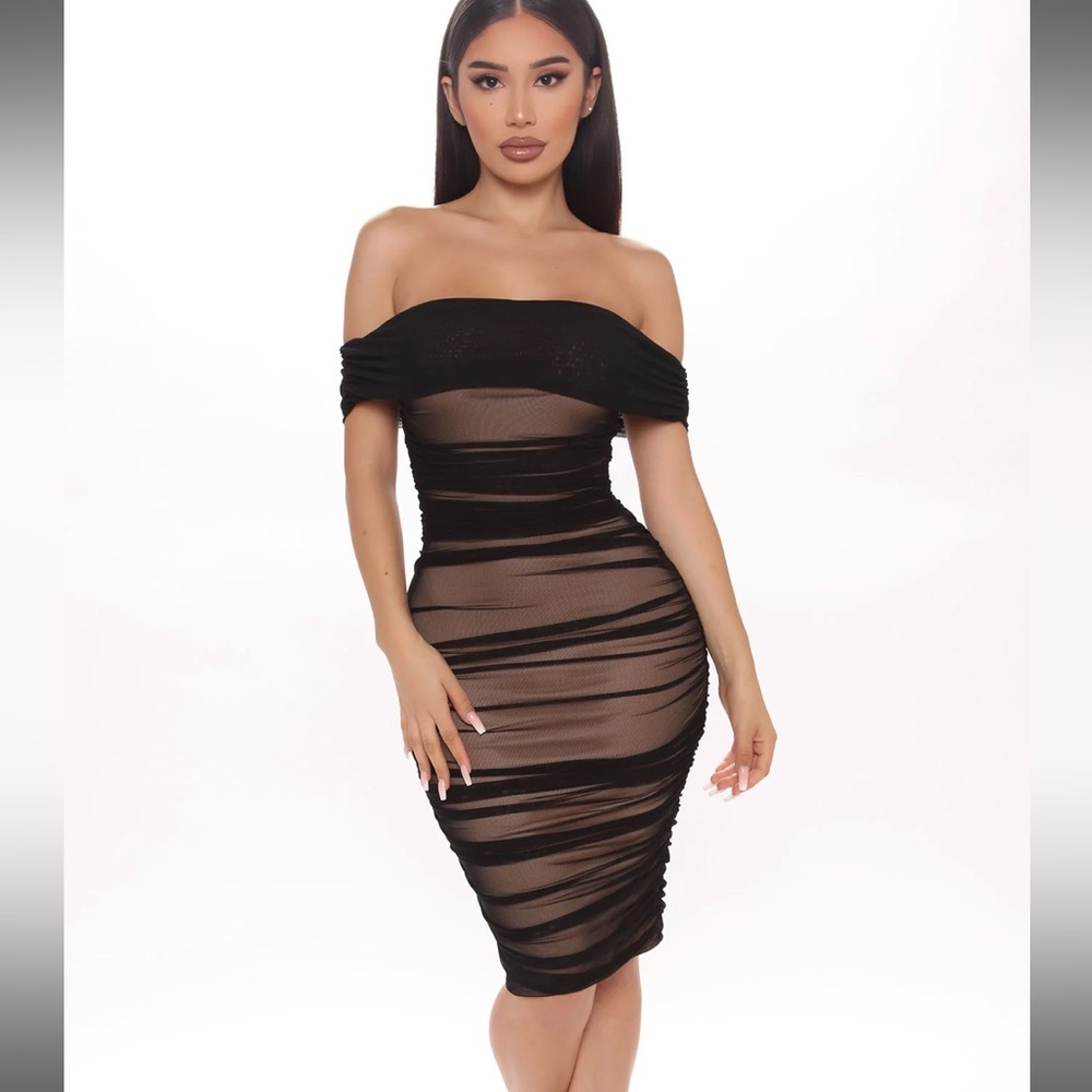 Fashion nova off the shoulder dress